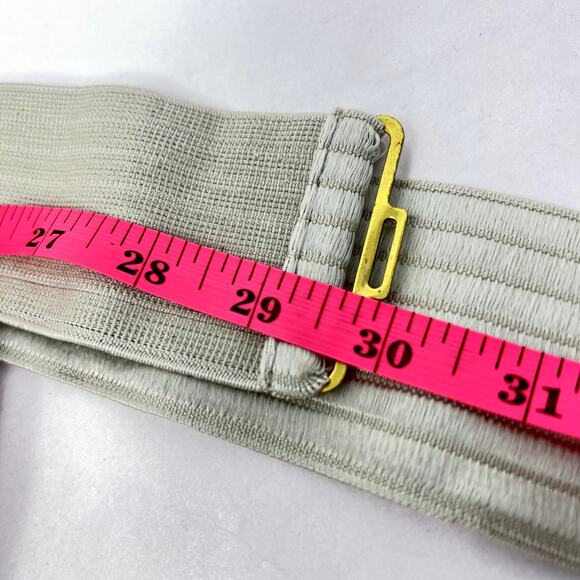 Sommai World Natural Tropical Shell Elastic Belt Women XL USA VTG Pearl Abalone - Picture 4 of 6